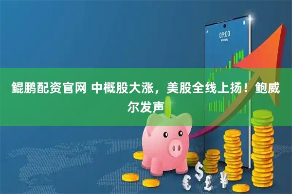 鲲鹏配资官网 中概股大涨，美股全线上扬！鲍威尔发声